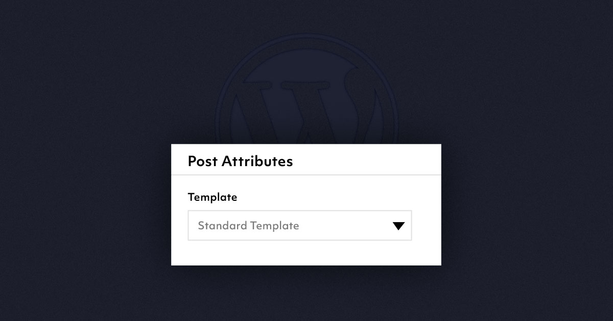 Custom WordPress Plugin to How Select Type Template without Post