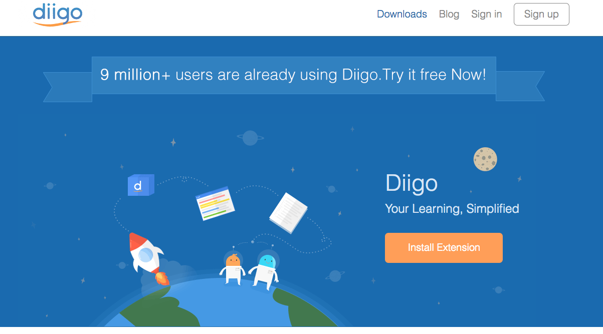 Diigo Online Bookmark Manager