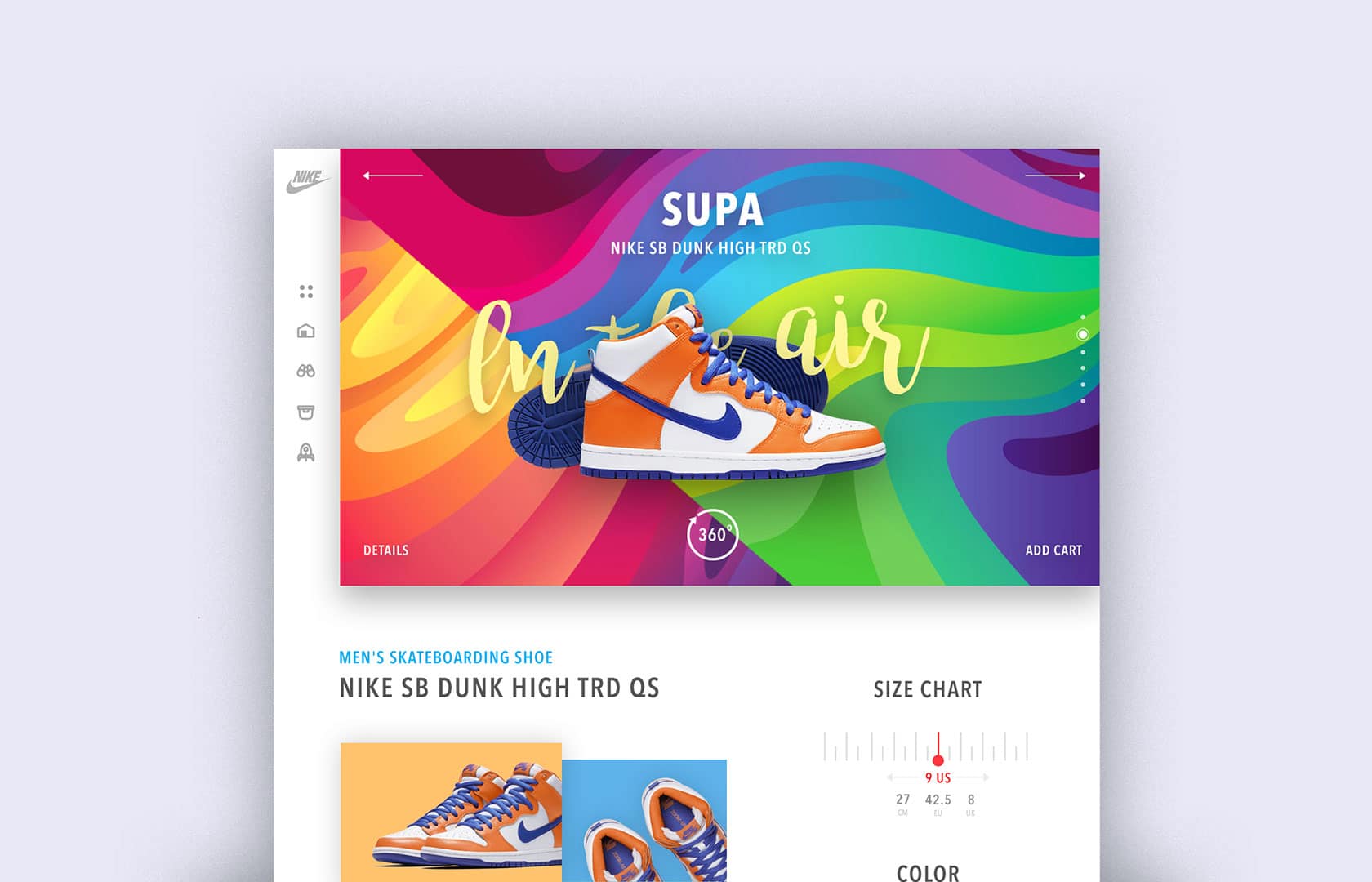Concept Nike Website Design